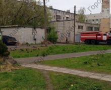 Возгорание трансформаторной подстанции