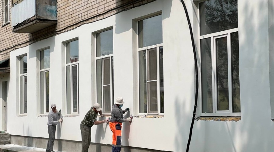 Ремонт центральной библиотеки в Городце