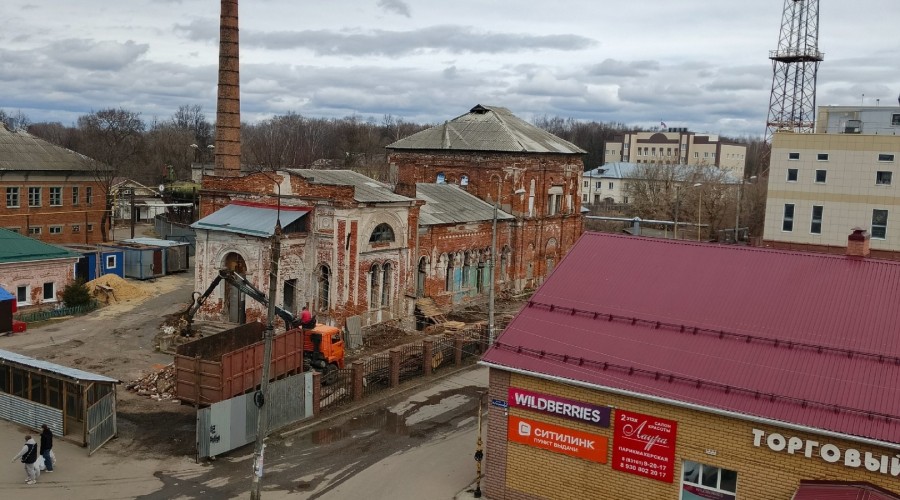 Началось восстановление Церкви Сошествия святого Духа в Городце