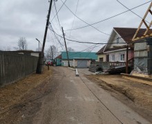 Произведена замена электрических опор